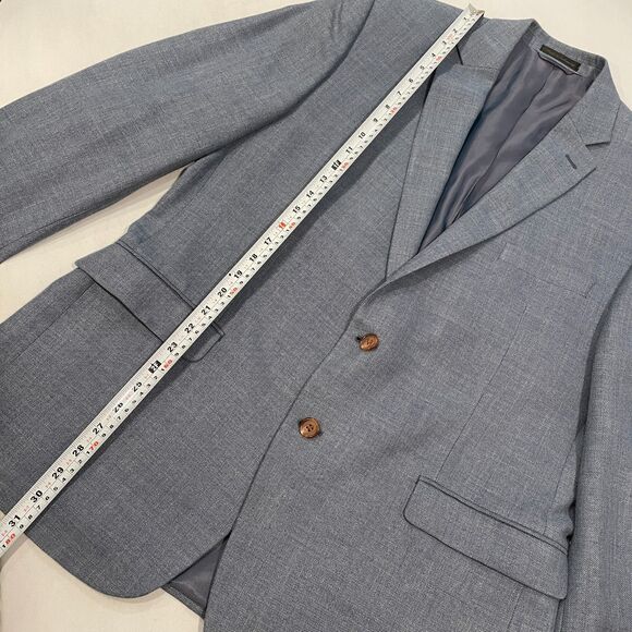 ~ Lauren Ralph Lauren 44R Men's LRL Blazer Sport Coat Blue Texture 44 R - Picture 7 of 15